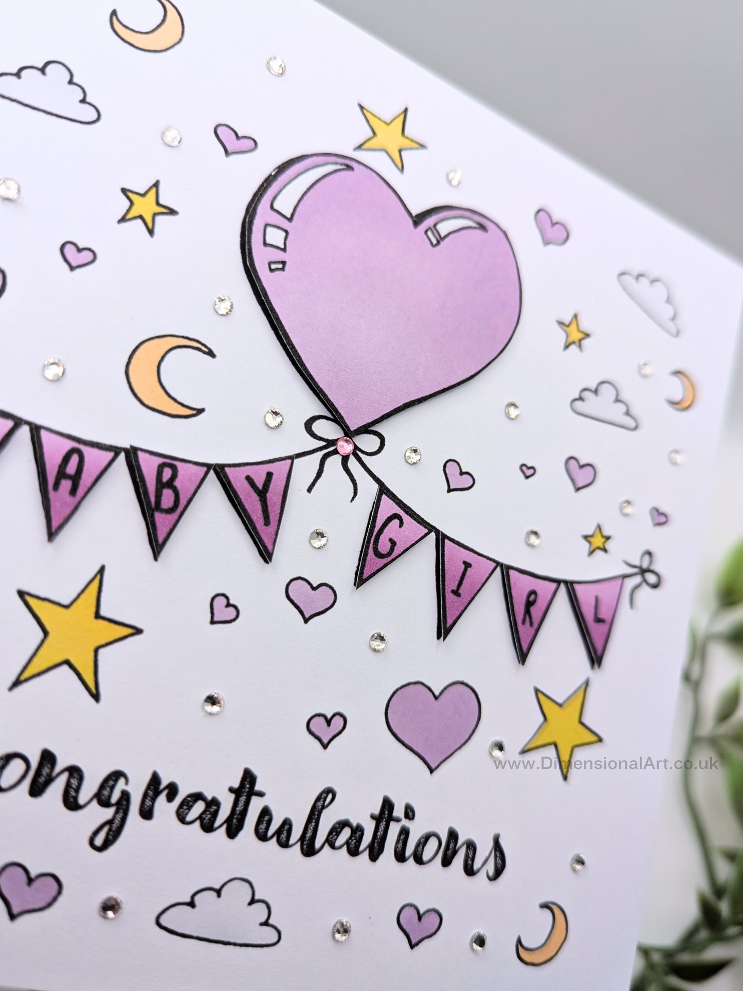 Congratulations Baby Girl Card