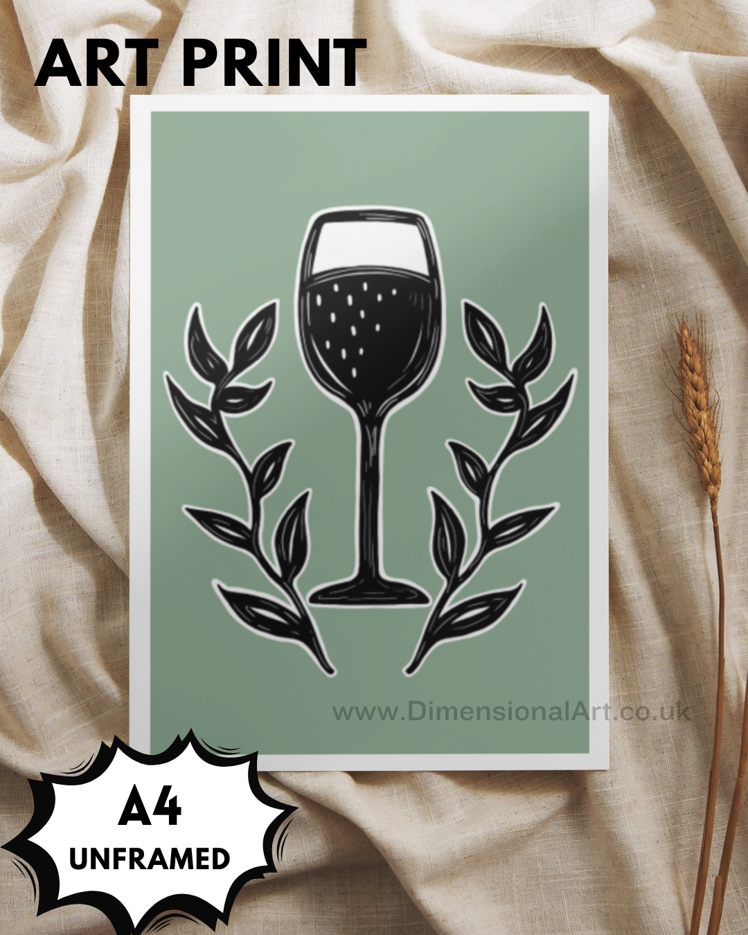 Wine A4 Print