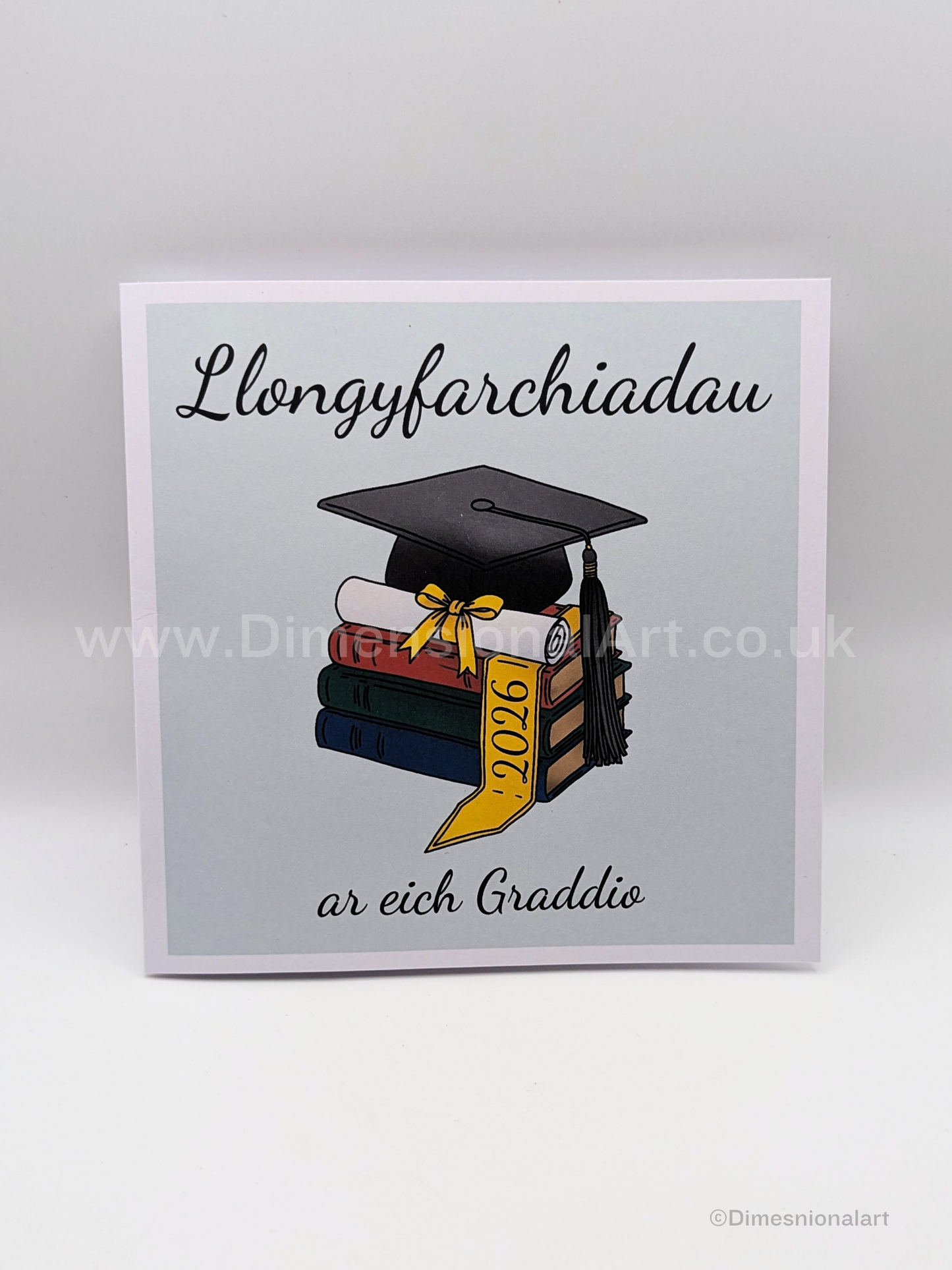 Llongyfarchiadau ar eich Graddio -  Graduation Card - Welsh