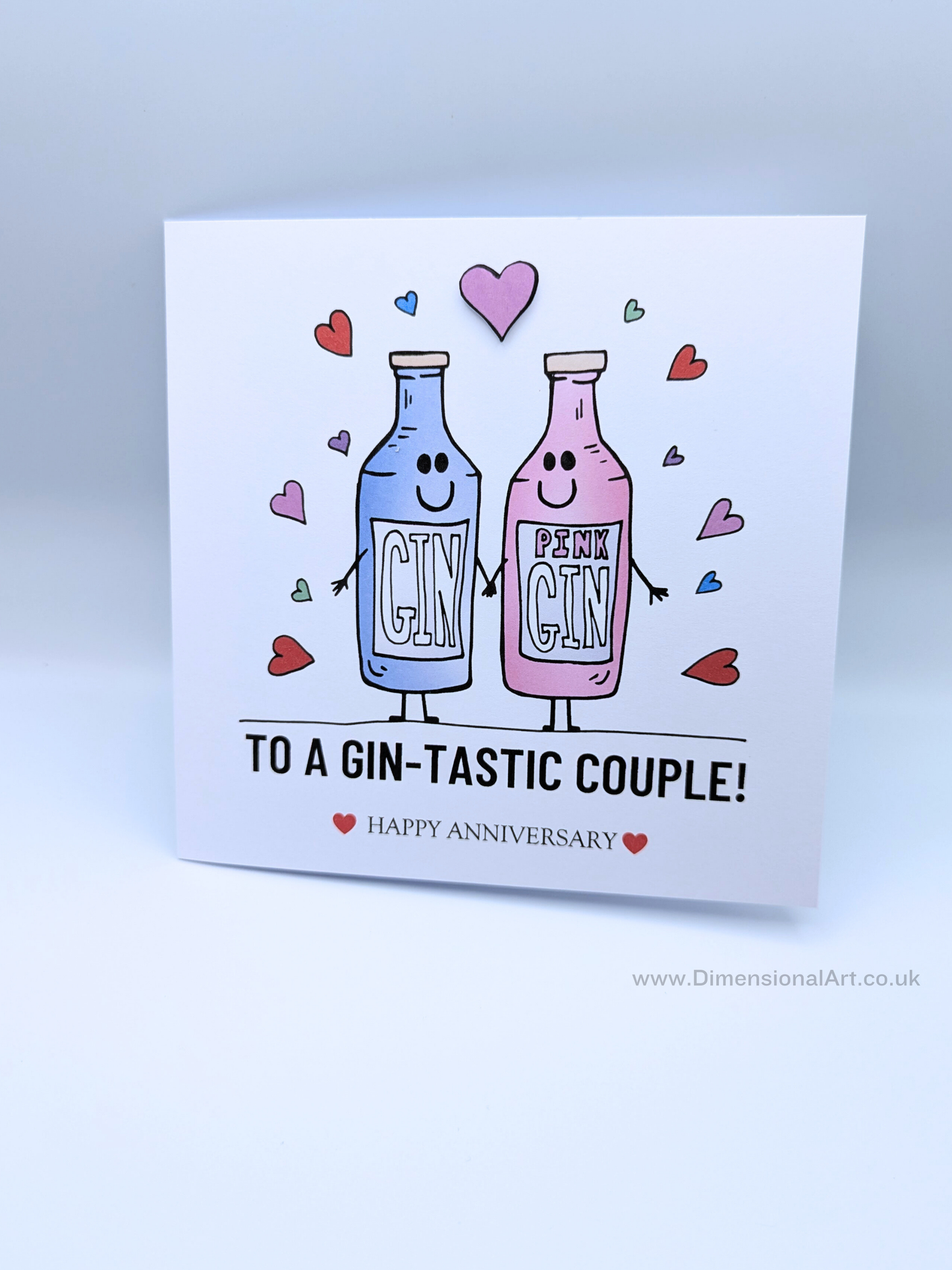 Gin-tastic Couple Anniversary Card