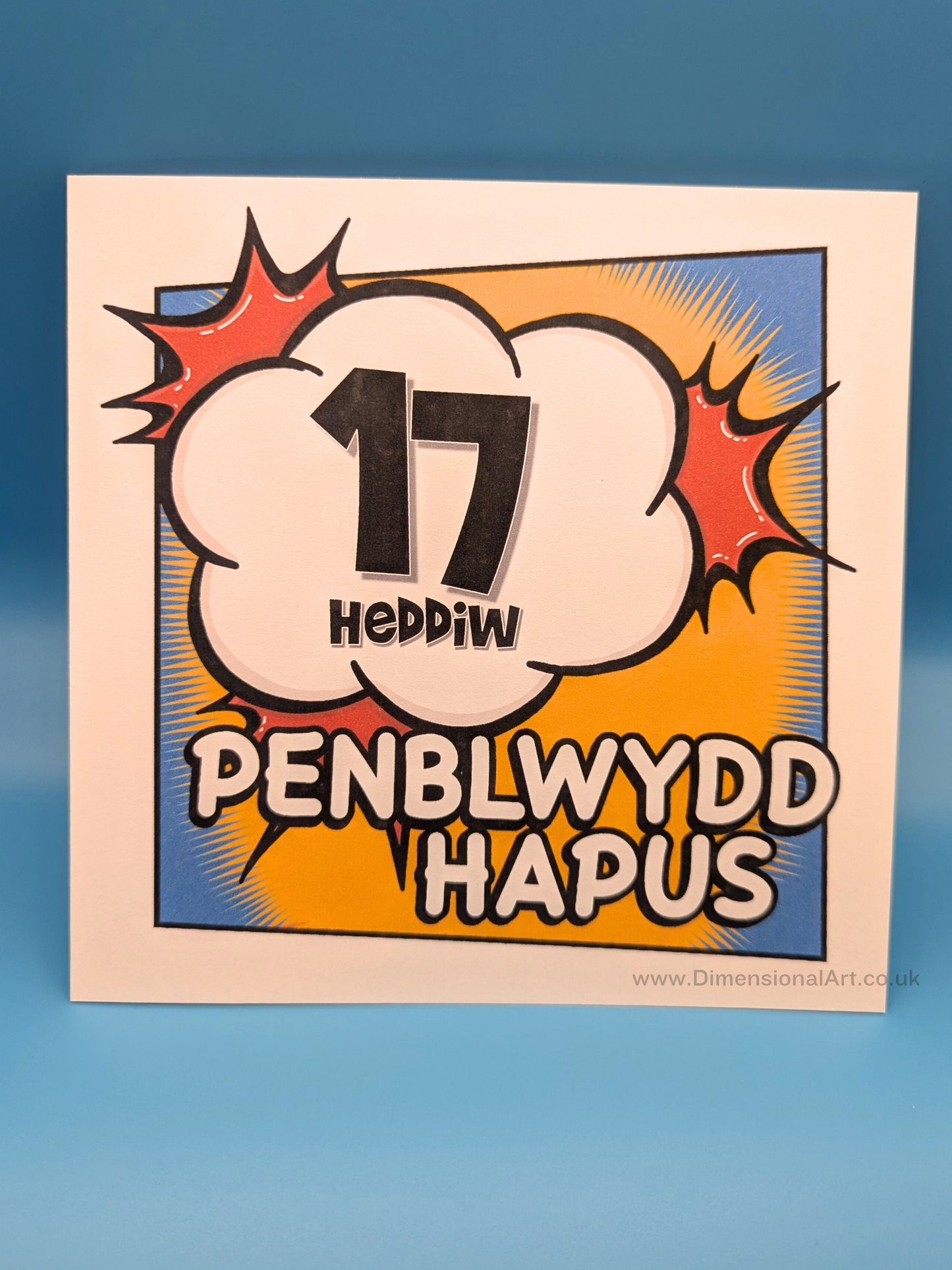 17 heddiw - Penblwydd Hapus (Birthday Card)