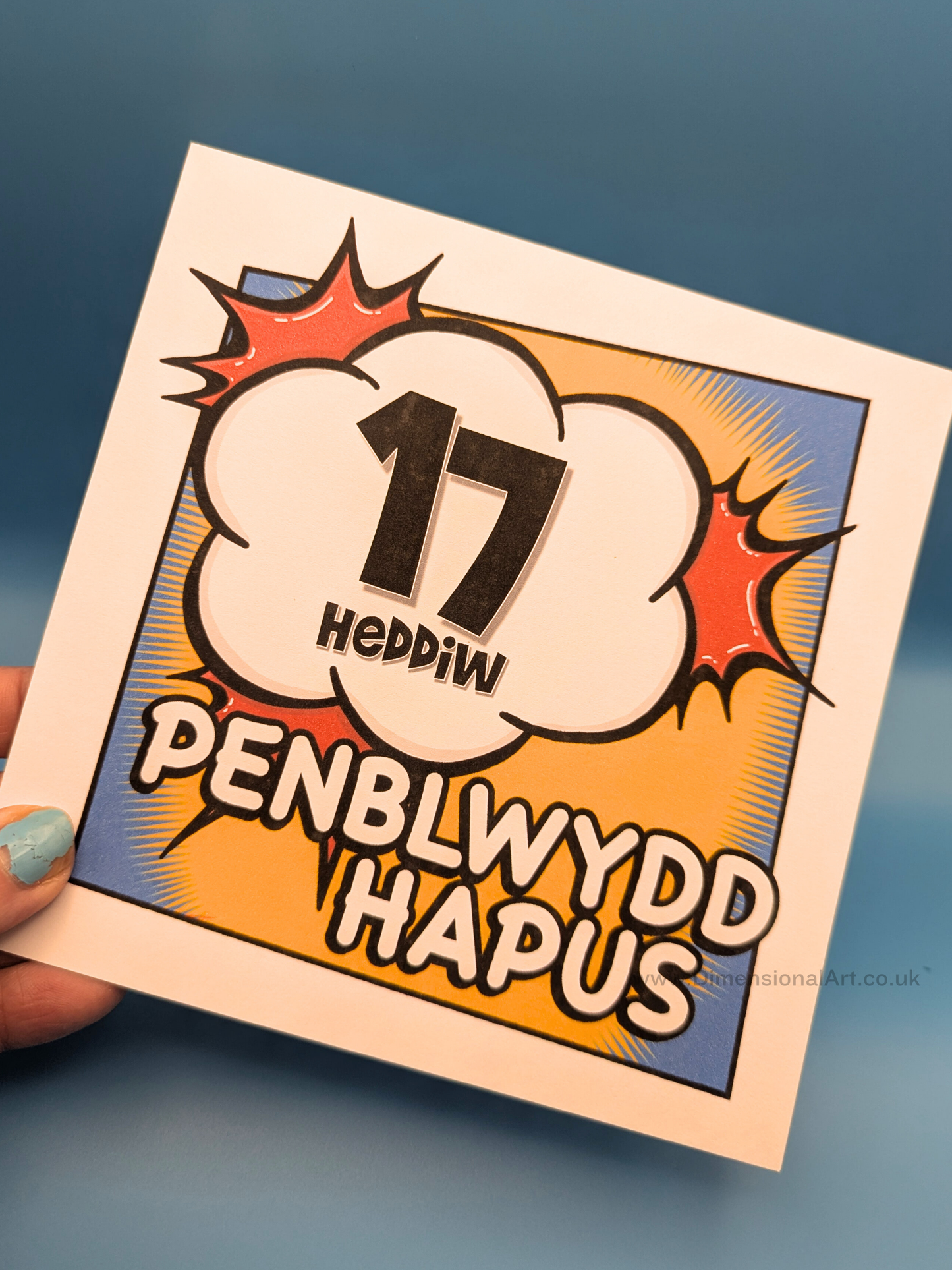 17 heddiw - Penblwydd Hapus (Birthday Card)