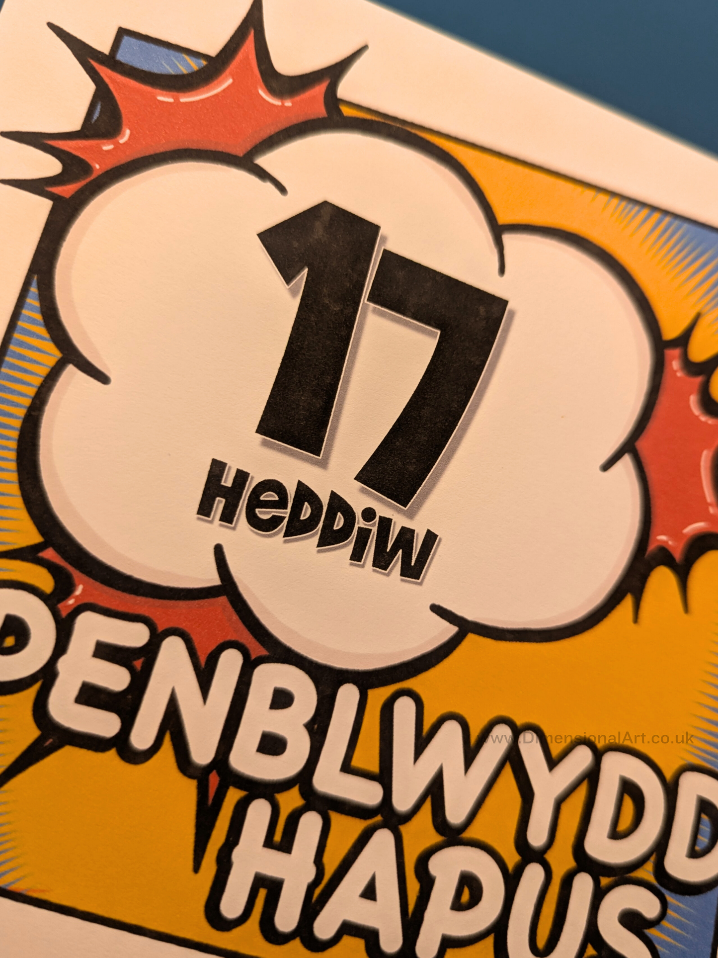 17 heddiw - Penblwydd Hapus (Birthday Card)