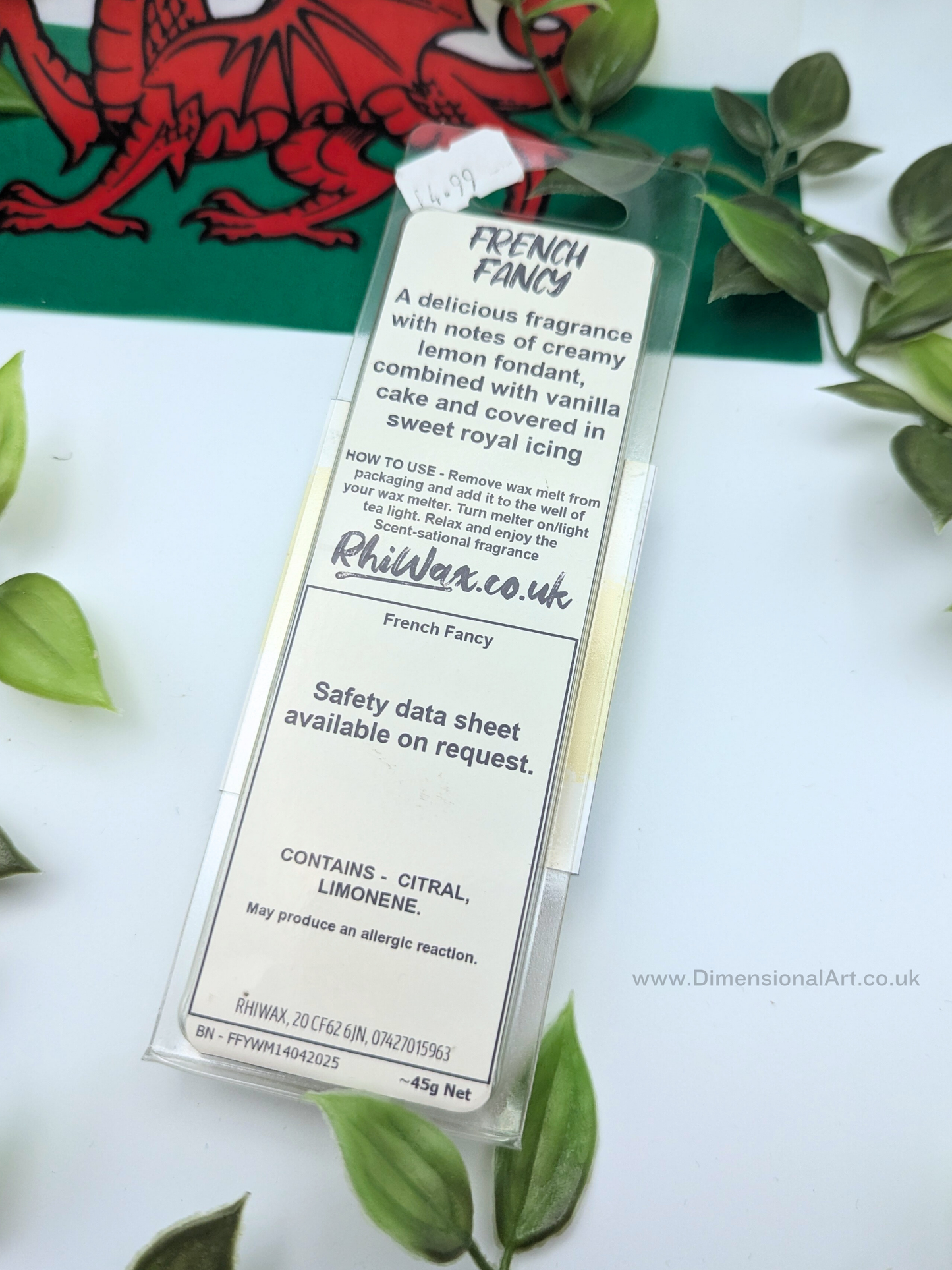 French Fancy Wax Melts - Lemon, Vanilla, Icing