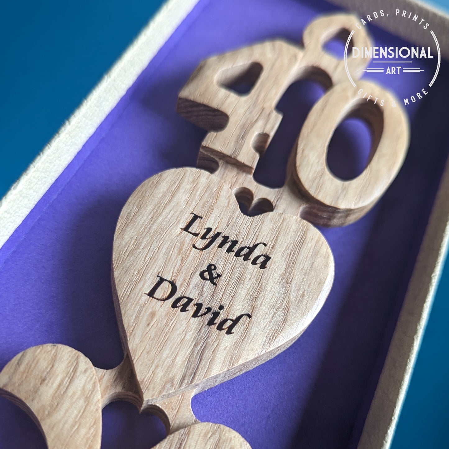 Personalised Number Lovespoon