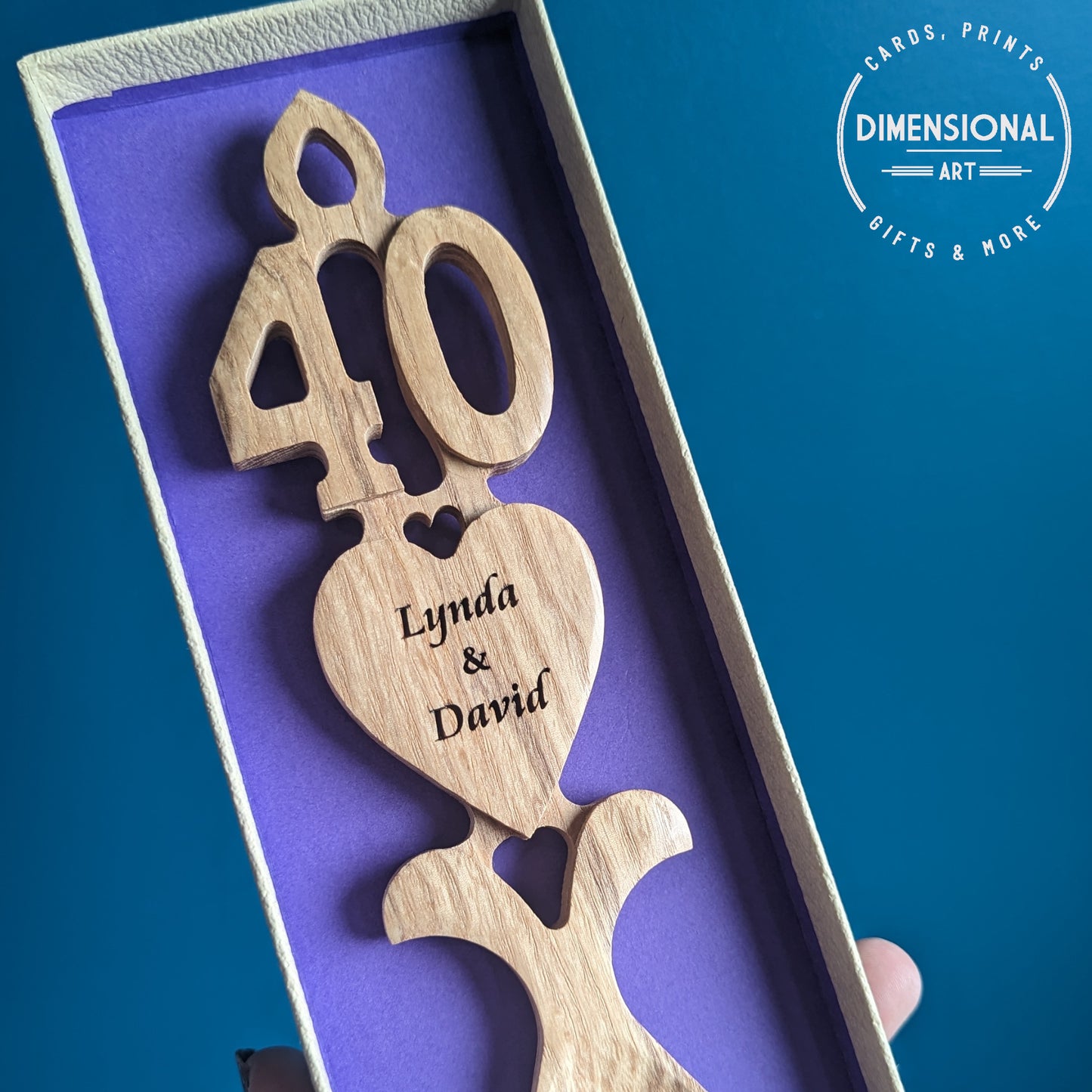 Personalised Number Lovespoon