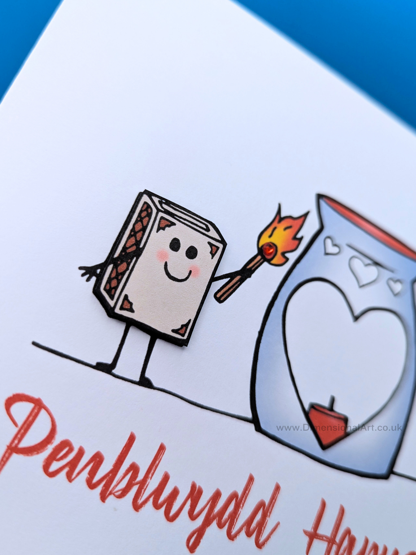 Cute Penblwydd Hapus (Birthday Card)