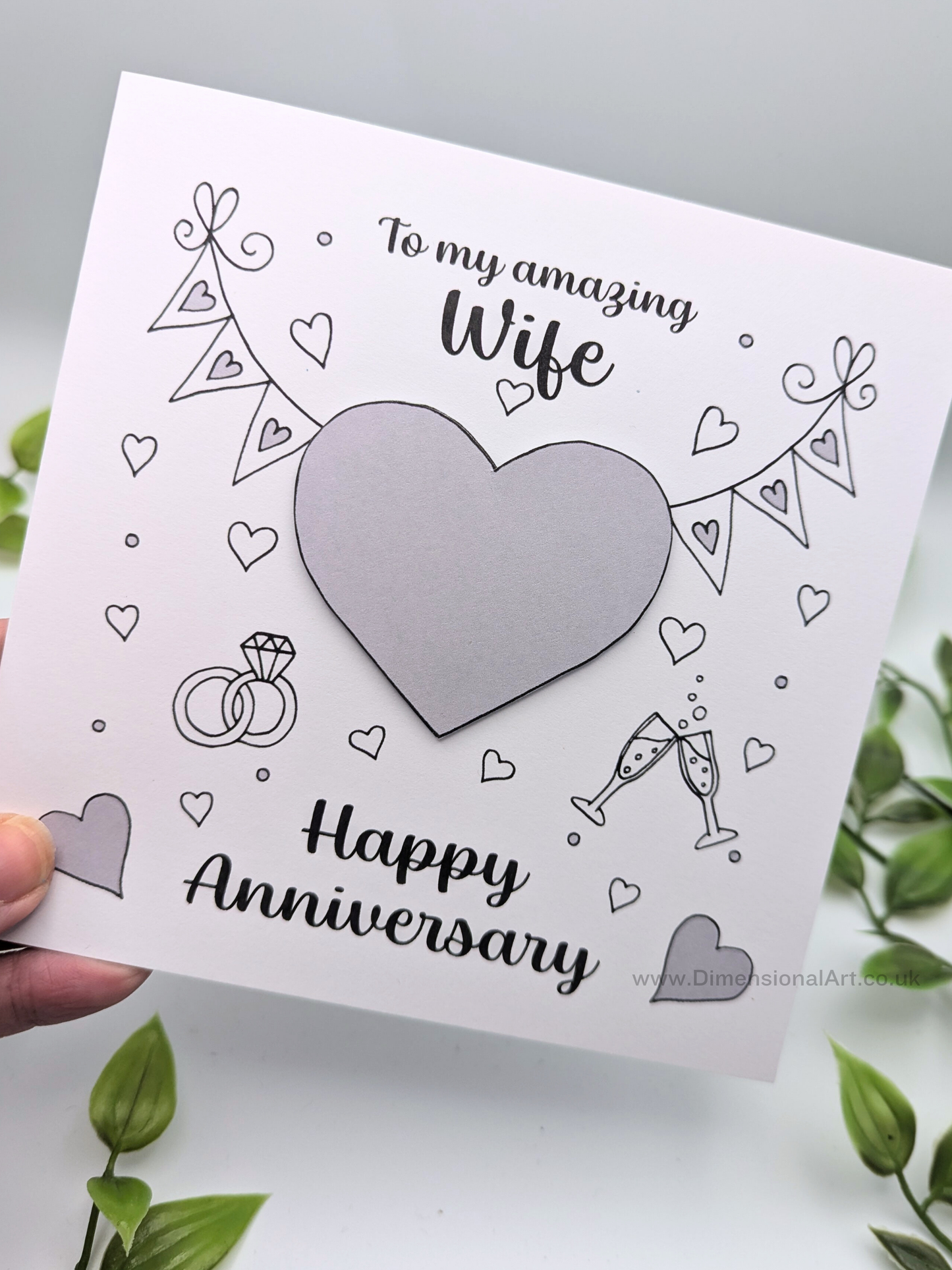 WIFE Happy Anniversary Card