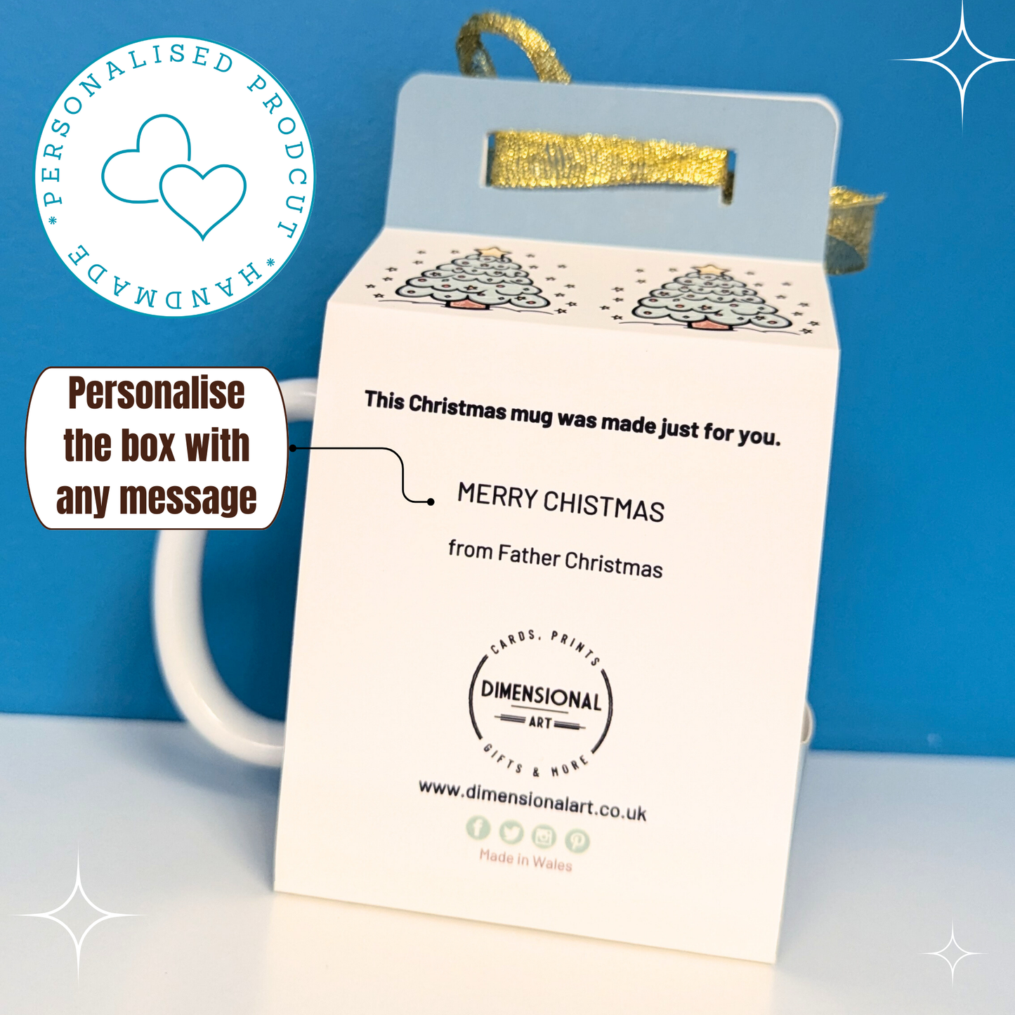 Personalised - My Christmas mug and personalised gift box