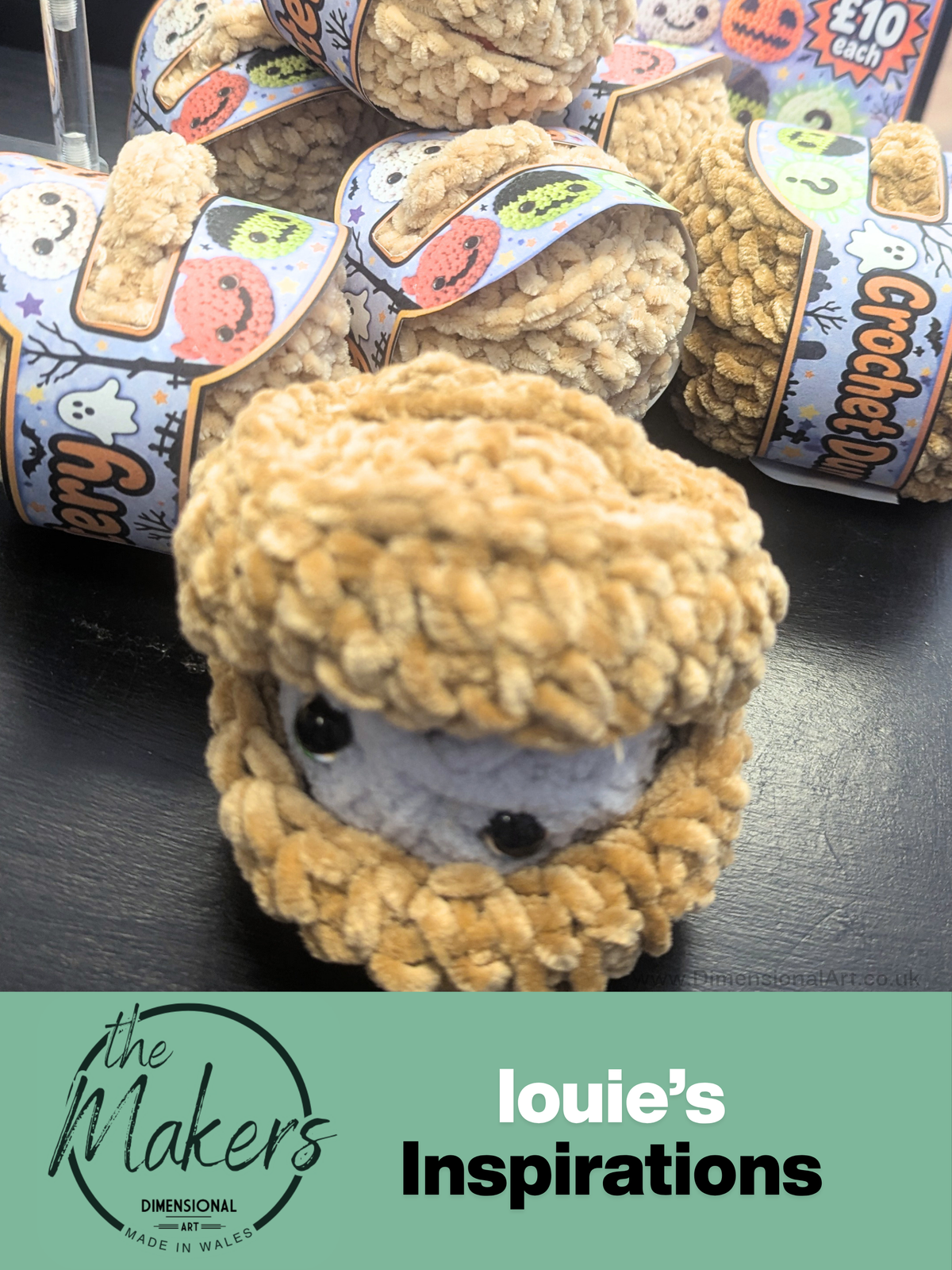 Halloween Mystery crochet dumplings - handmade