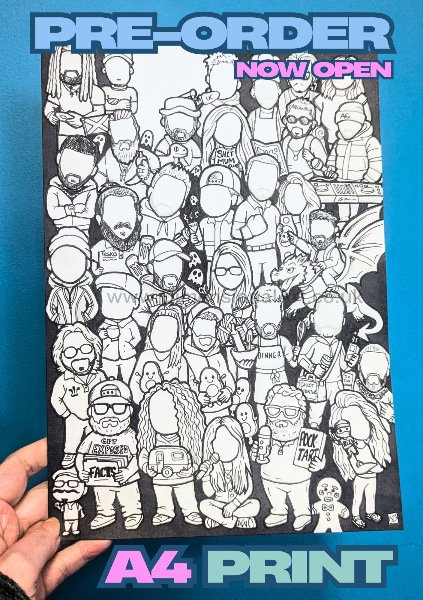 Drawing UK Tiktok - Print -  By Natalie (As seen on titkok)