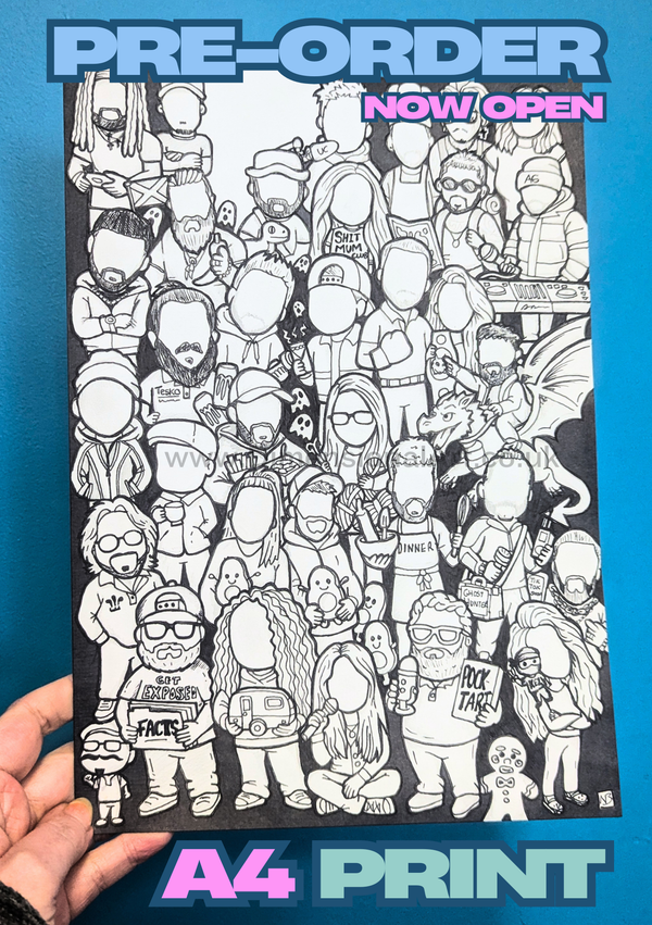 Drawing UK Tiktok - Print -  By Natalie (As seen on titkok)