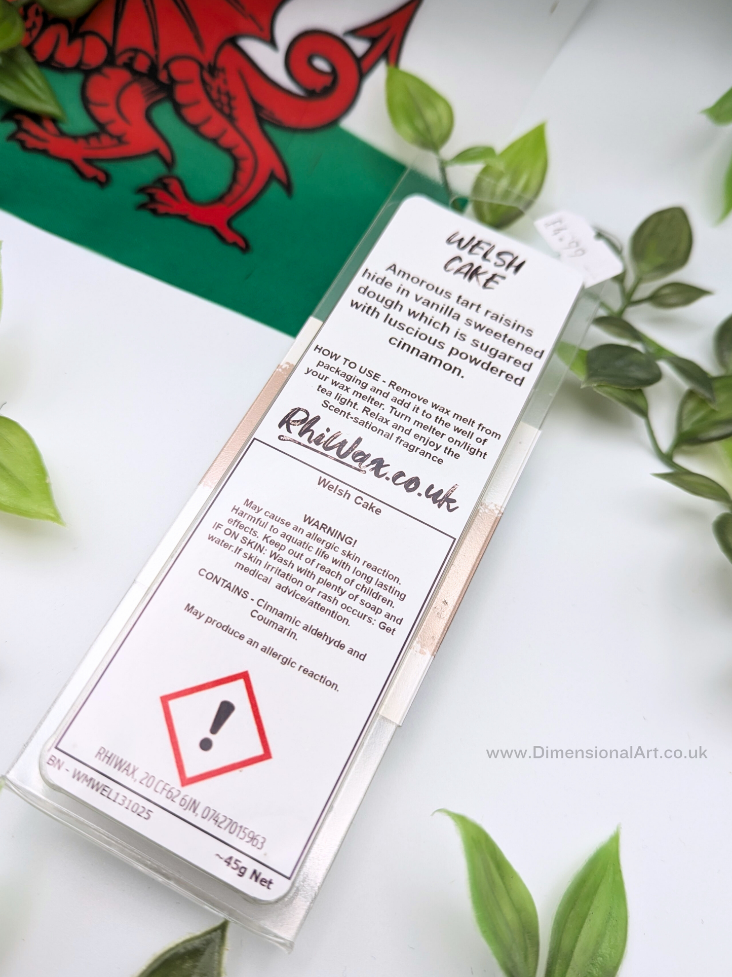 Welsh Cake Wax Melts - Vanilla, Cinnamon & Raisins