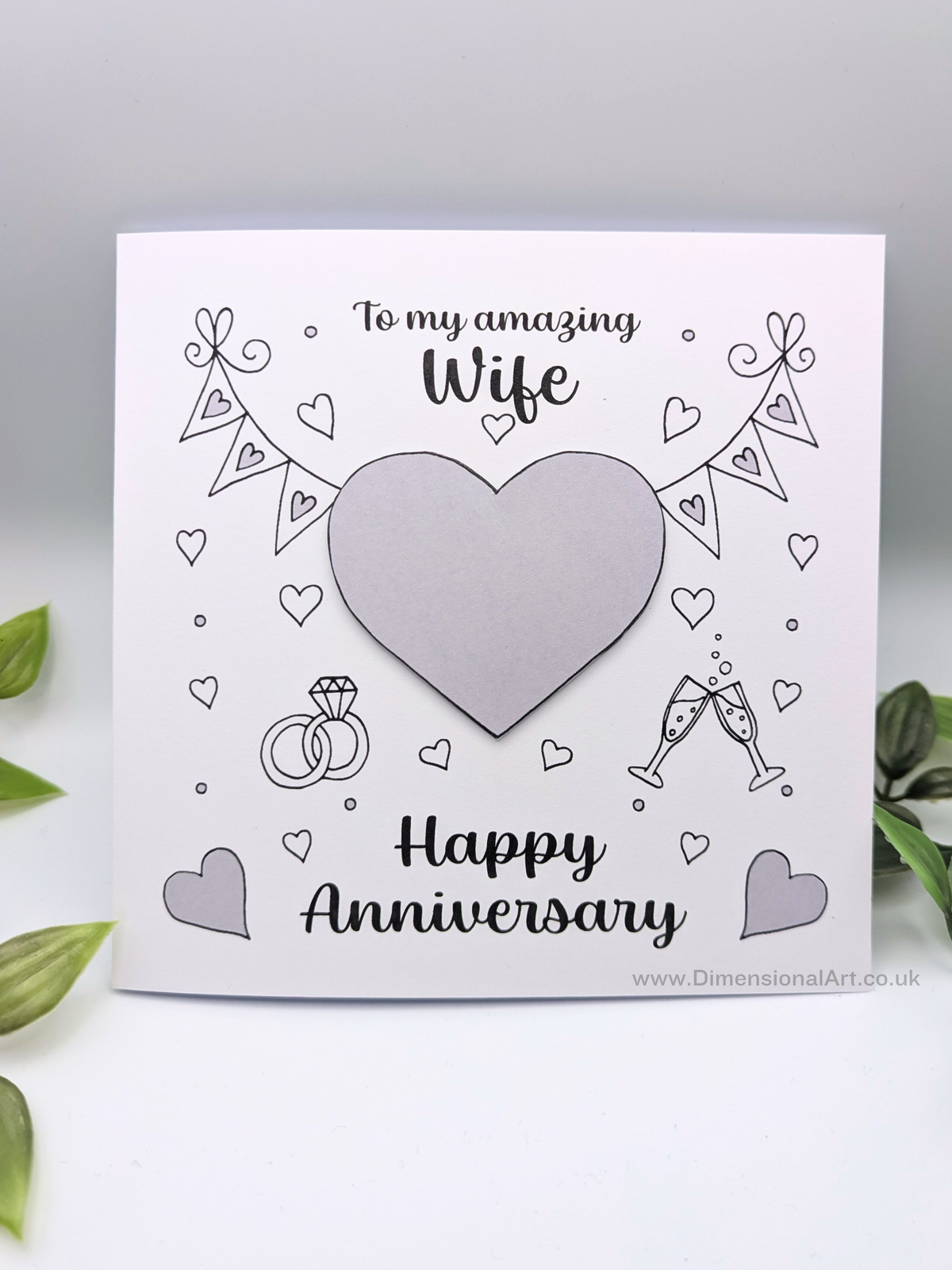 WIFE Happy Anniversary Card