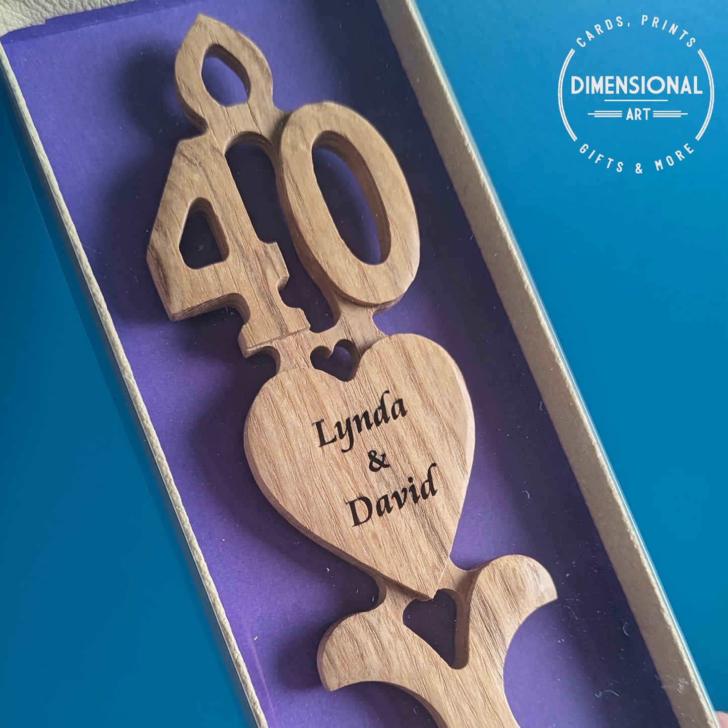 Personalised Number Lovespoon