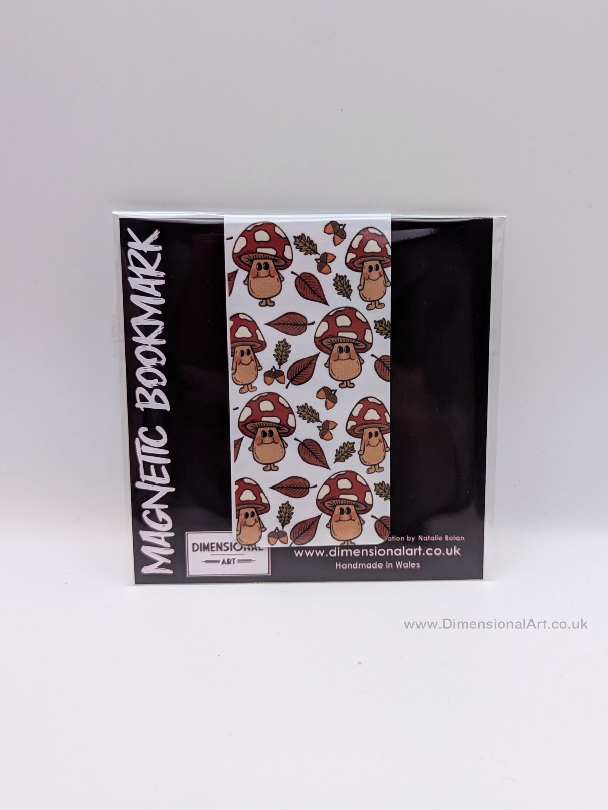 Mushrooms pattern Magnetic Bookmark
