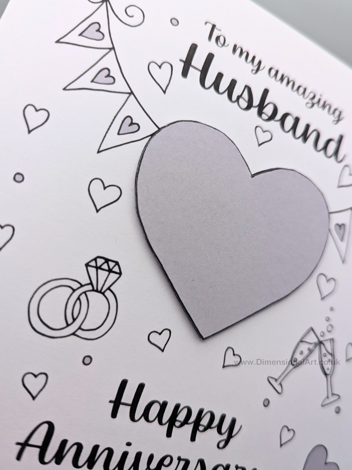 HUSBAND Happy Anniversary Card