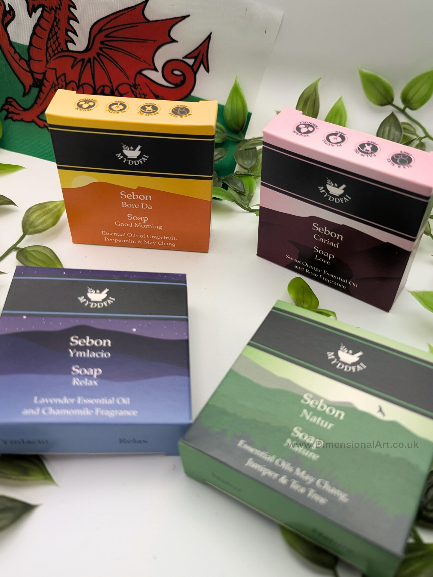 Four luxury glycerine Soap Set