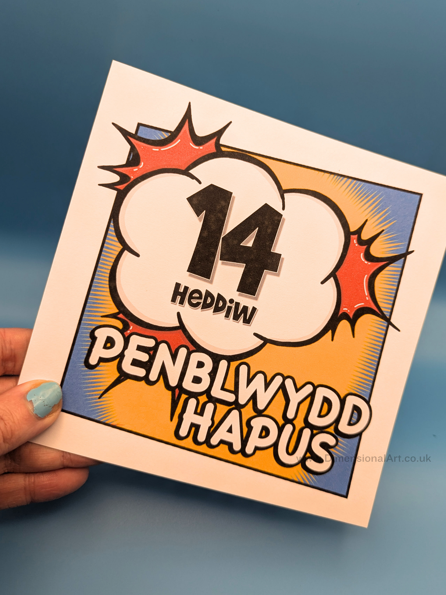14 heddiw - Penblwydd Hapus (Birthday Card)