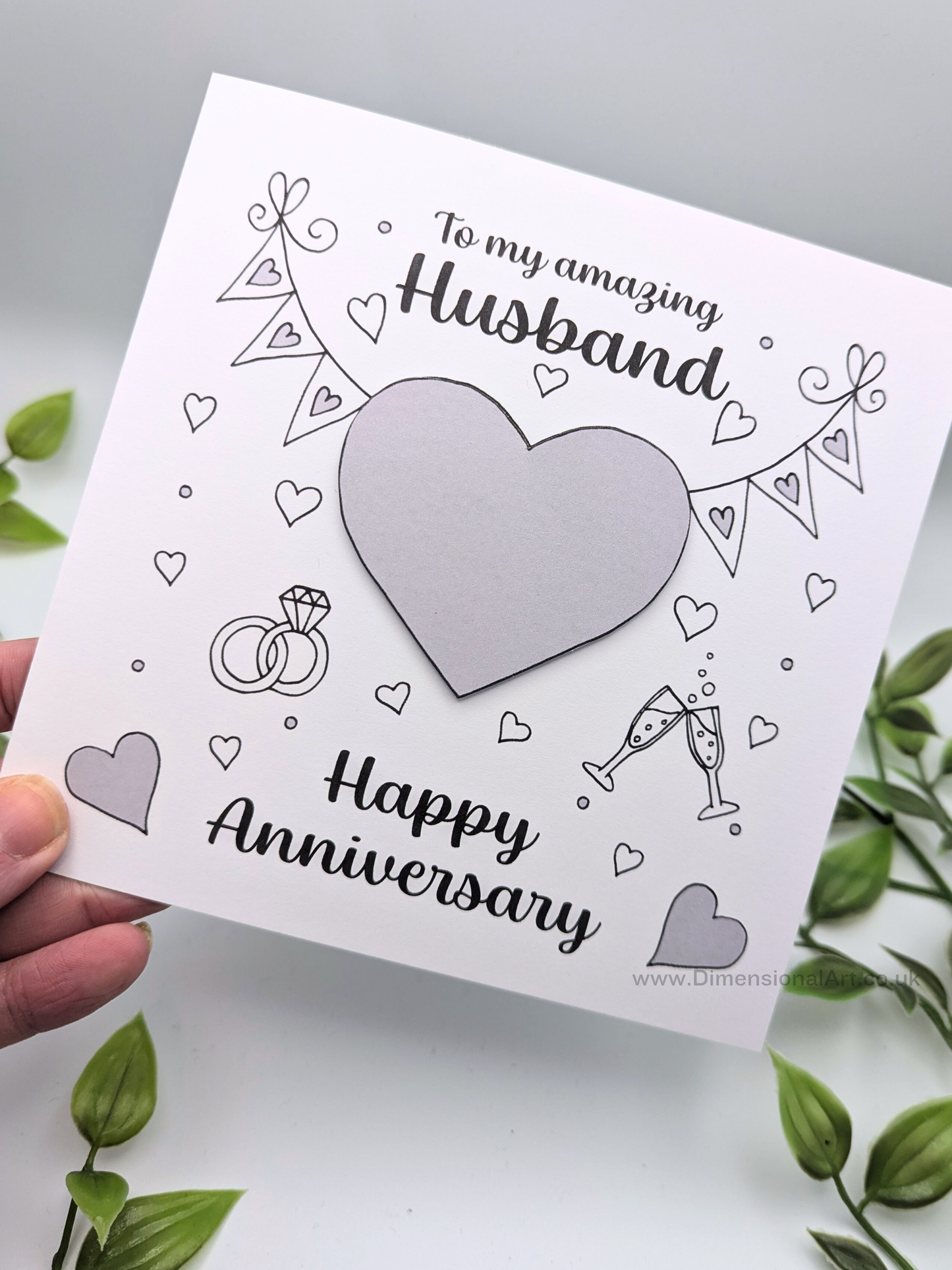 HUSBAND Happy Anniversary Card