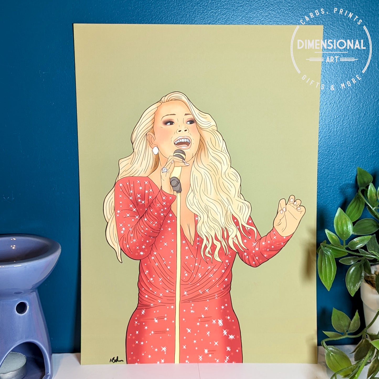 Mariah Carey A4 Print