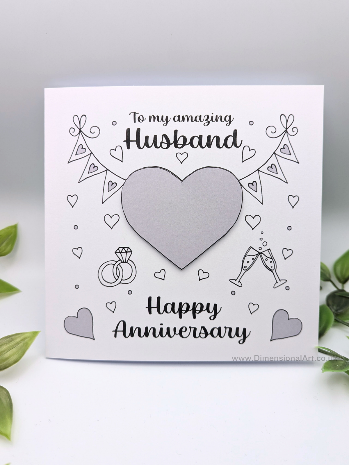 HUSBAND Happy Anniversary Card