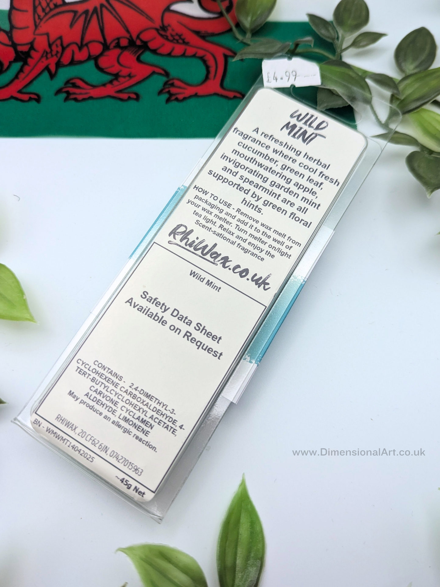 Wild Mint Wax Melts - Herbal, Mint