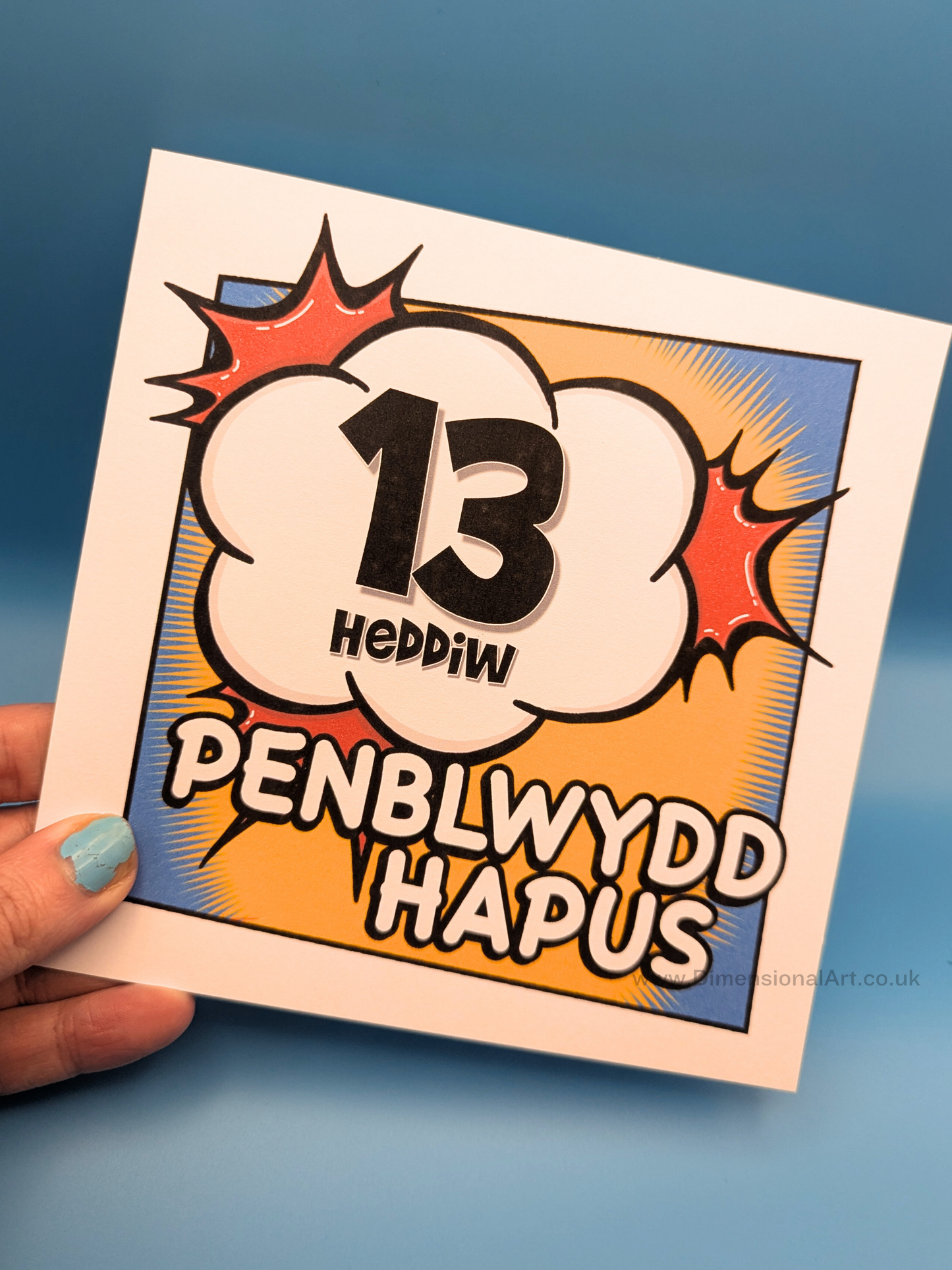13 heddiw - Penblwydd Hapus (Birthday Card)