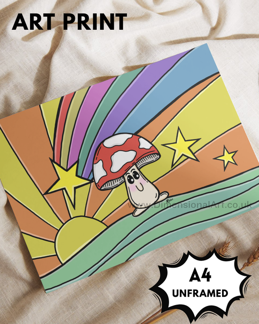 Mushroom A4 Print