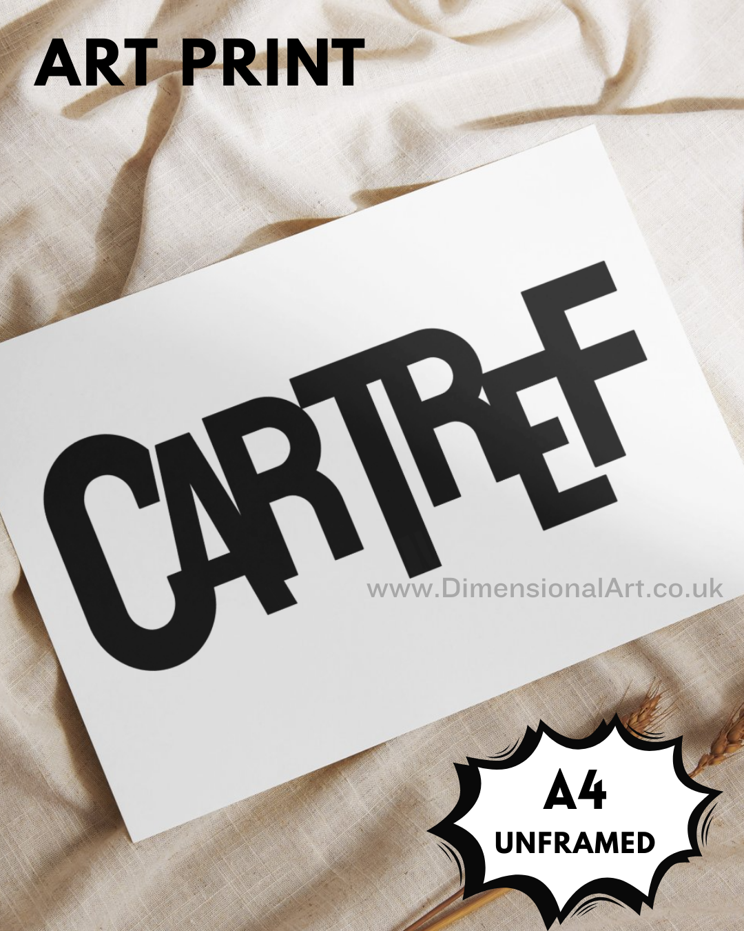 Cartref (Home) A4 Print - Welsh