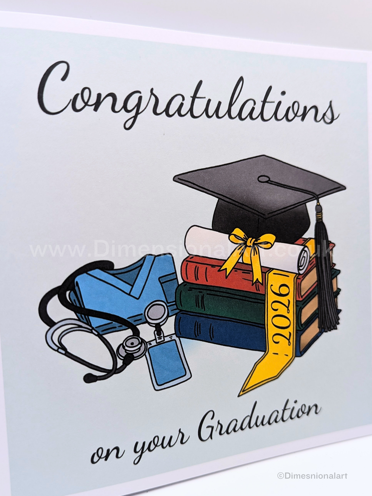 Congratulations on you Graduation Card - Nurse - Doctor
