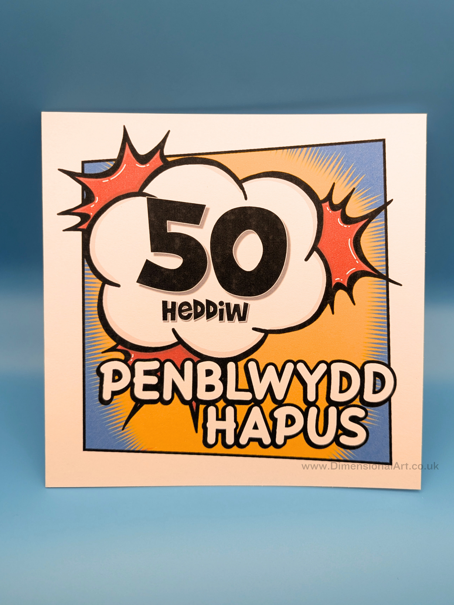 50 heddiw - Penblwydd Hapus (Birthday Card)
