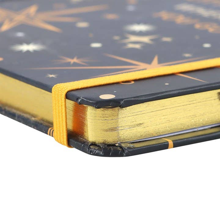 Leave A Little Sparkle Celestial Notebook with Citrine Pen