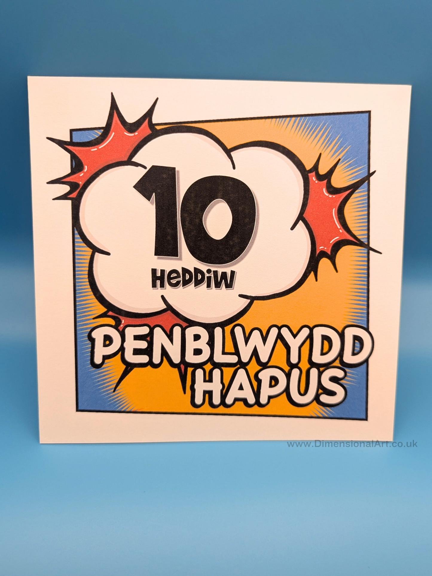 10 heddiw - Penblwydd Hapus (Birthday Card)
