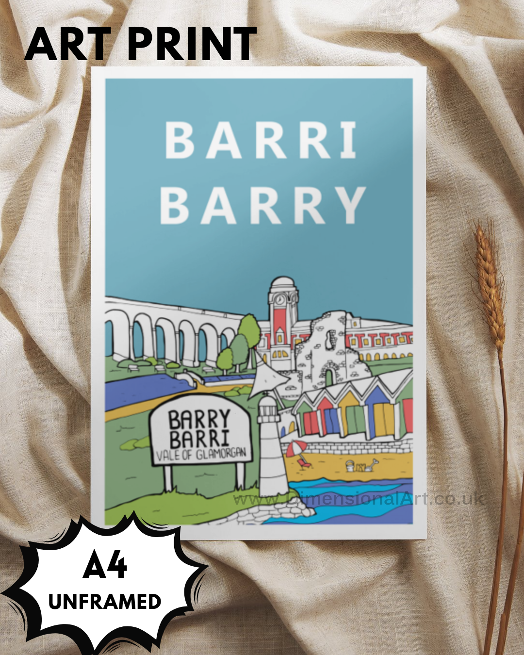 Barry Barri A4 Print