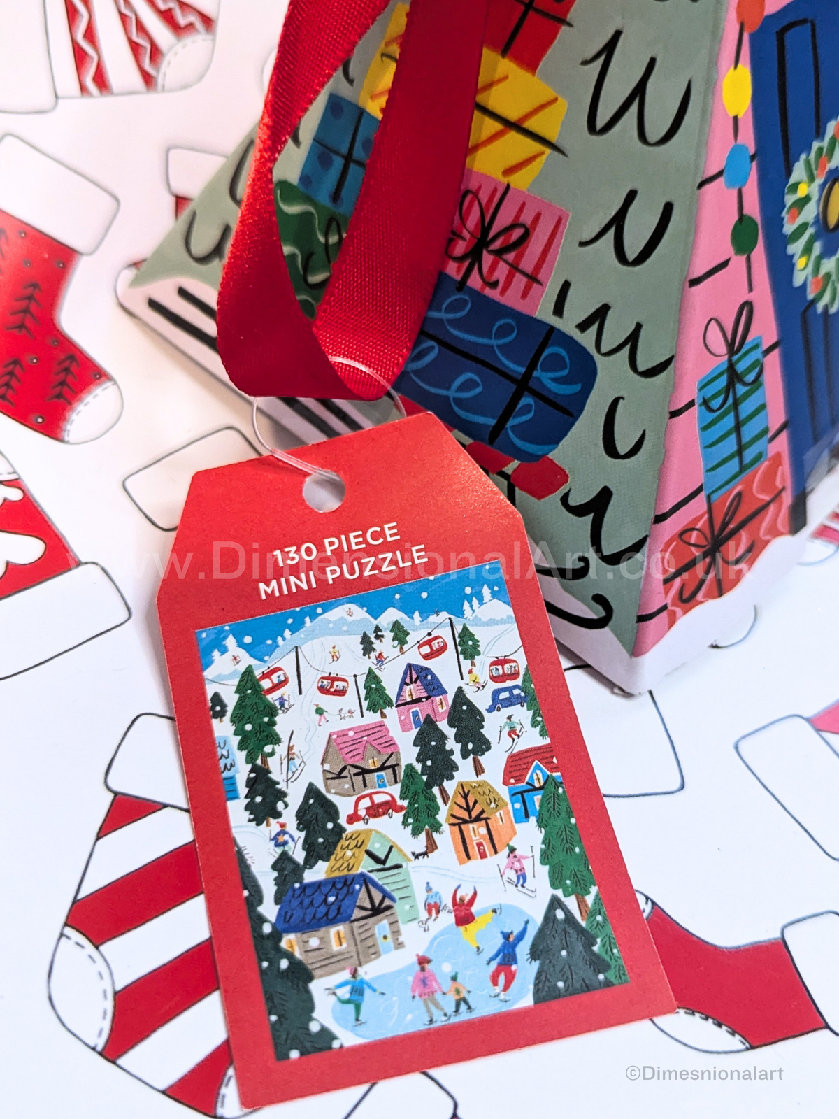 Alpine Cottage Puzzle Ornament (Jigsaw)