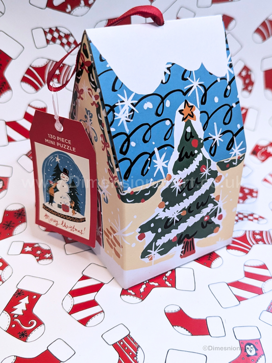Snow Globe 130 Piece Puzzle Ornament (Jigsaw)
