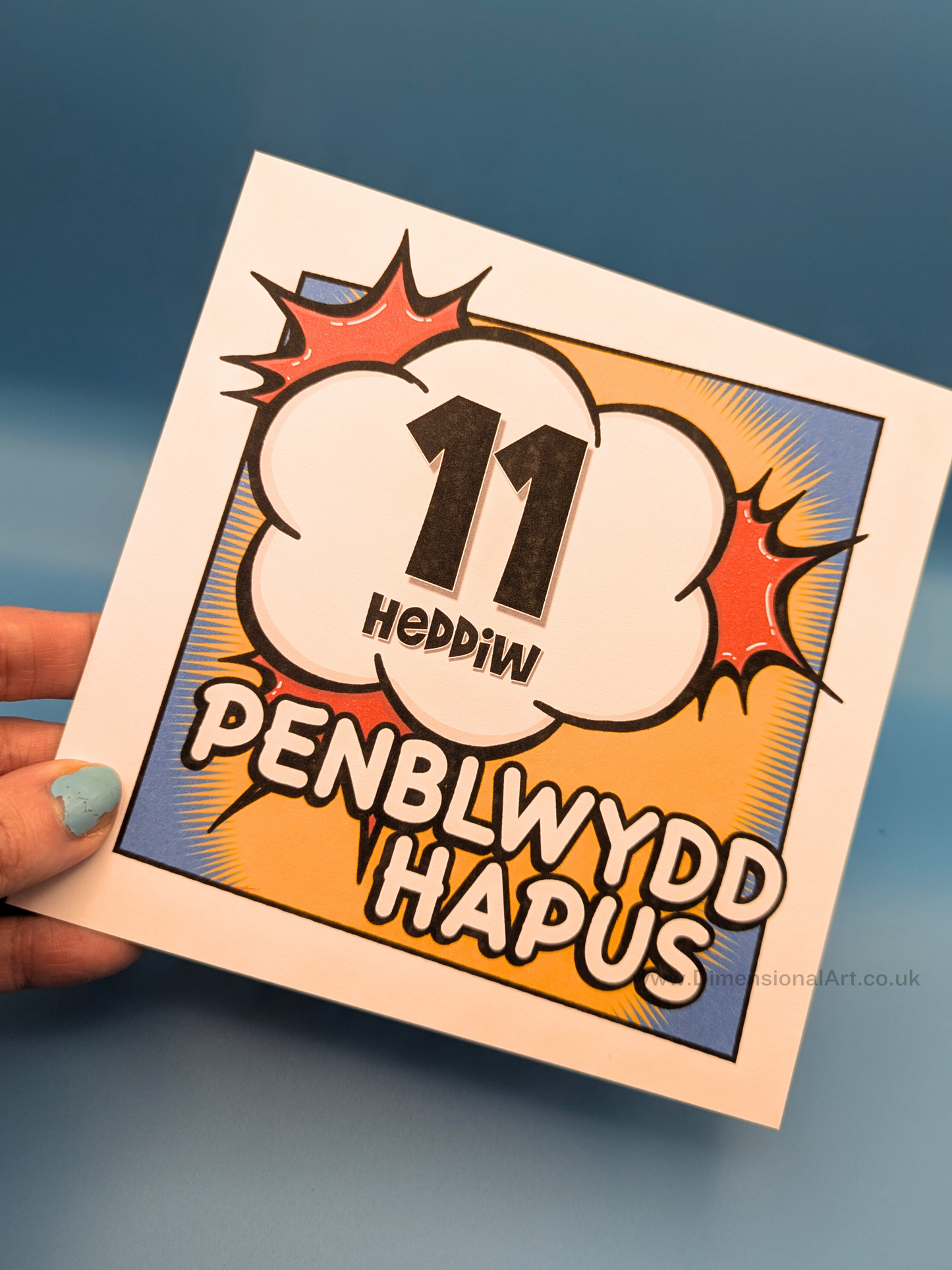 11 heddiw - Penblwydd Hapus (Birthday Card)