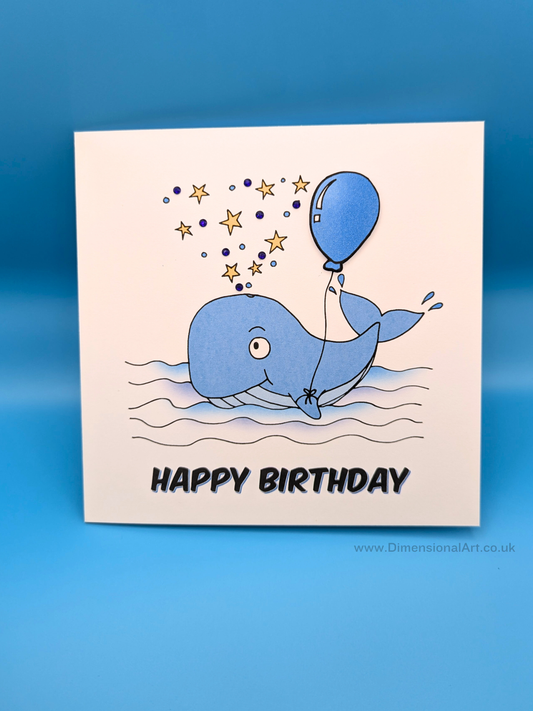 Whale Birthday Card