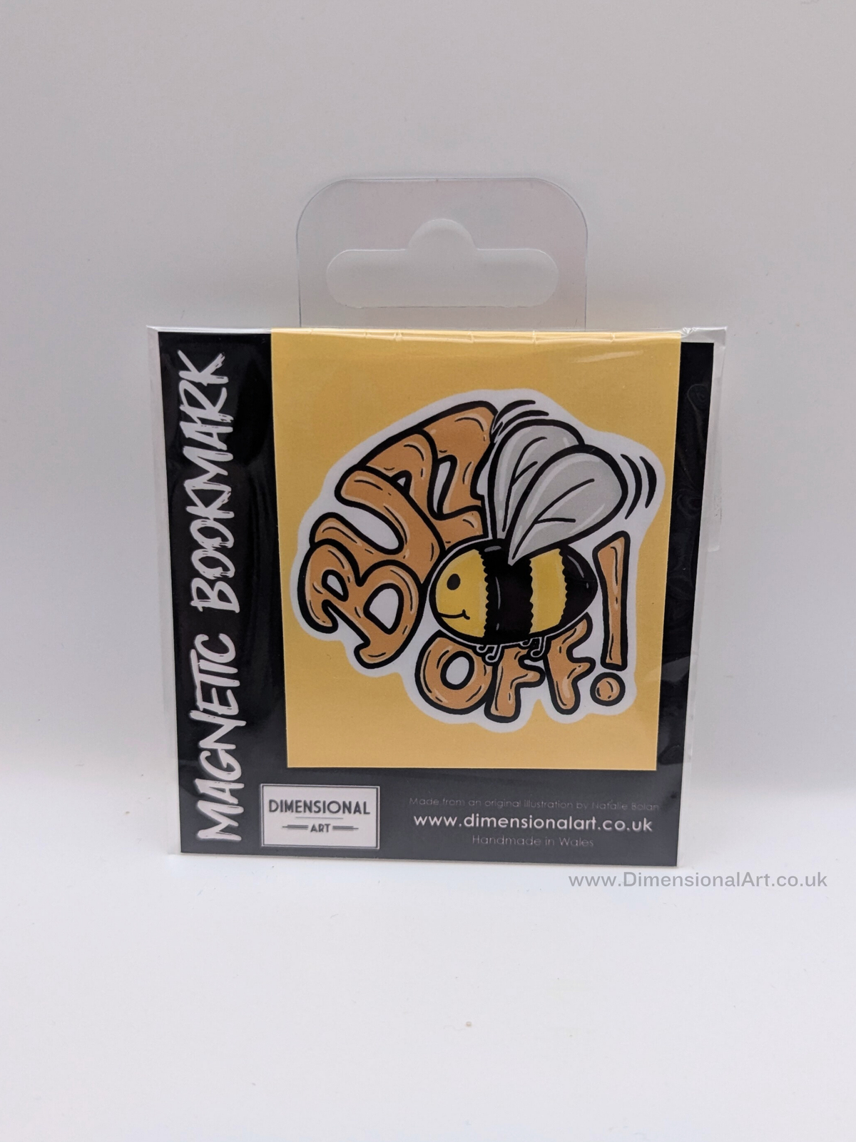 Buzz off Bee Magnetic Bookmark