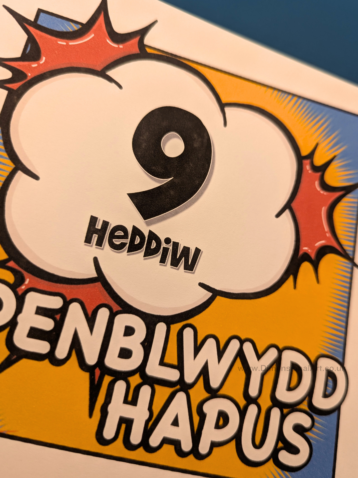 9 heddiw - Penblwydd Hapus (Birthday Card)