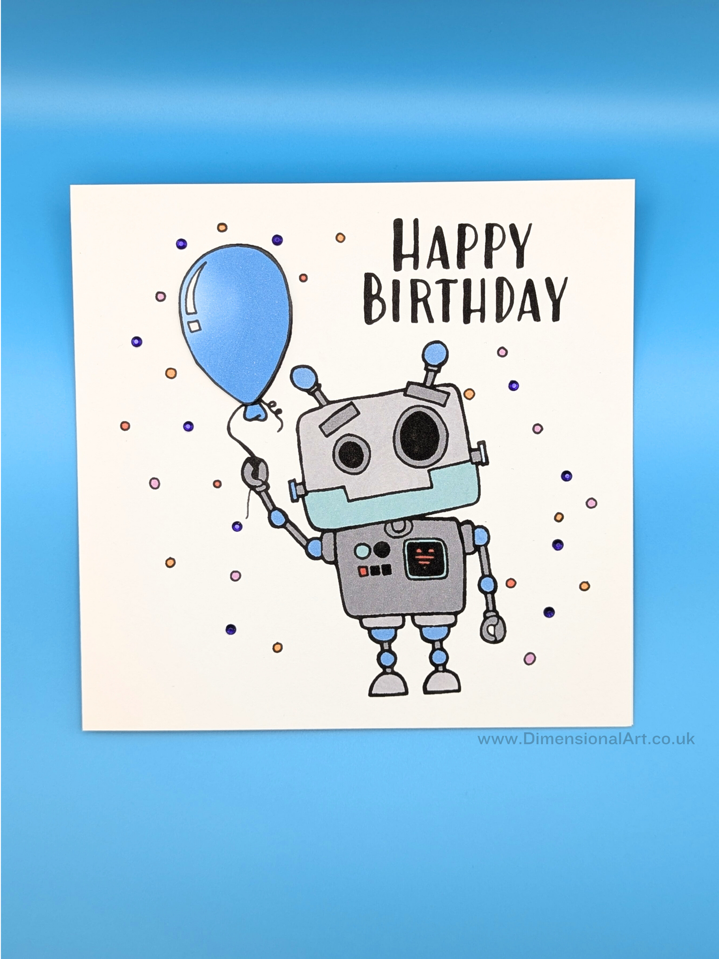 Robot Birthday Card