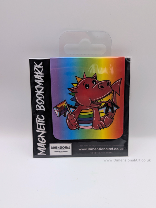 Pride Dragon Magnetic Bookmark