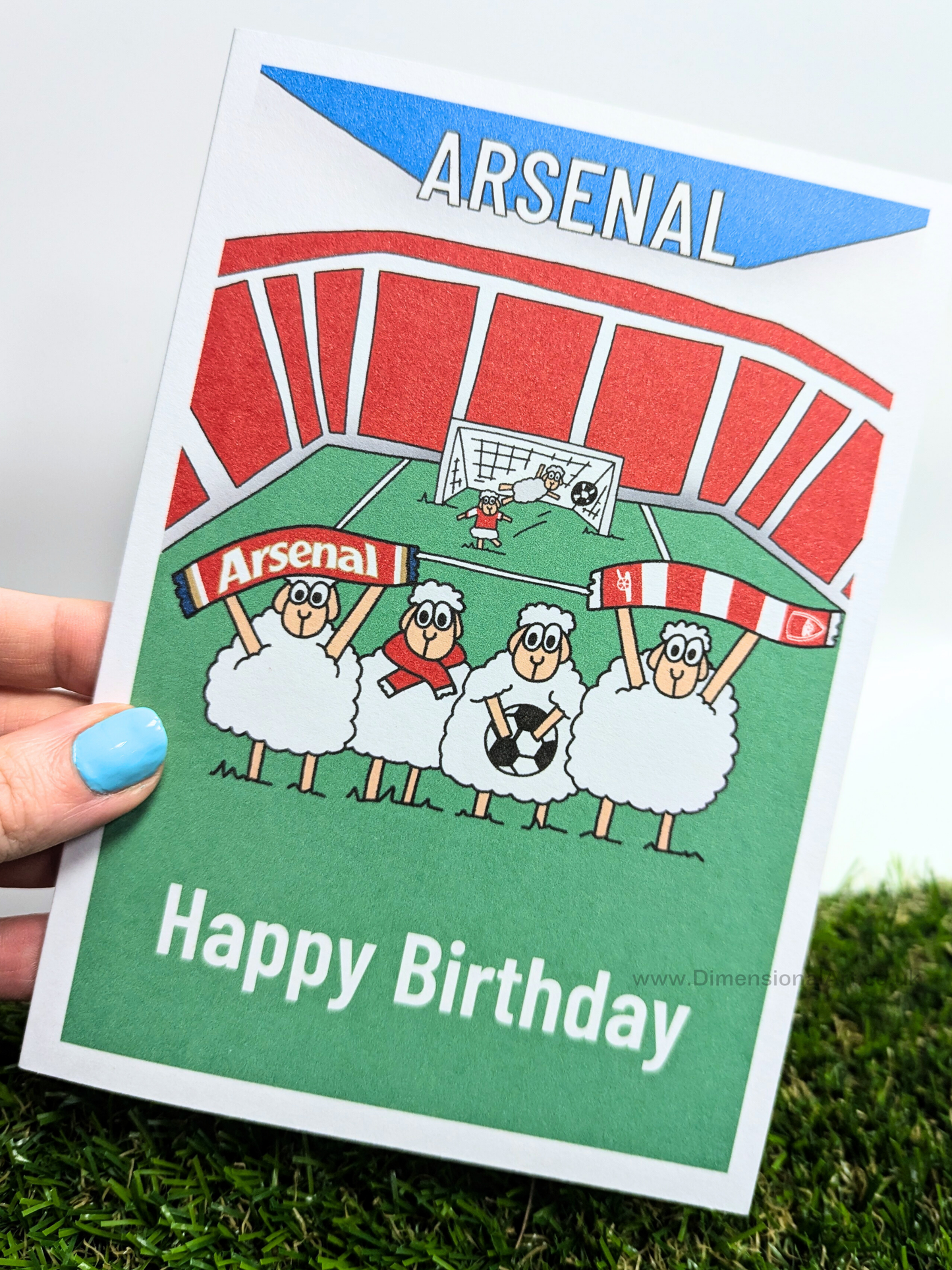 Arsenal Football Birthday Card