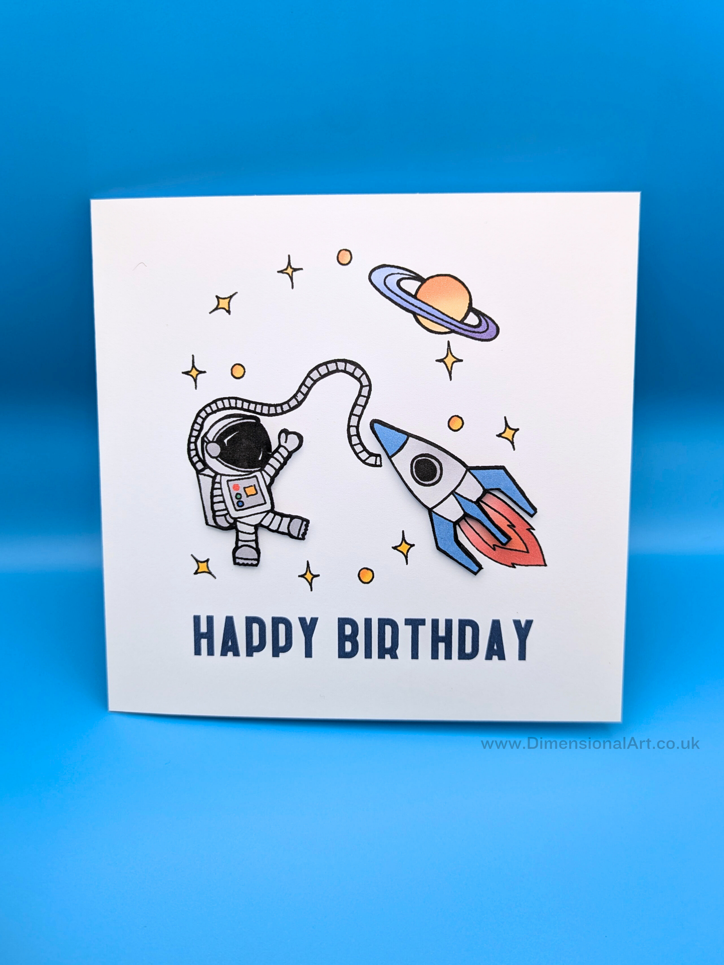 Space Birthday Card