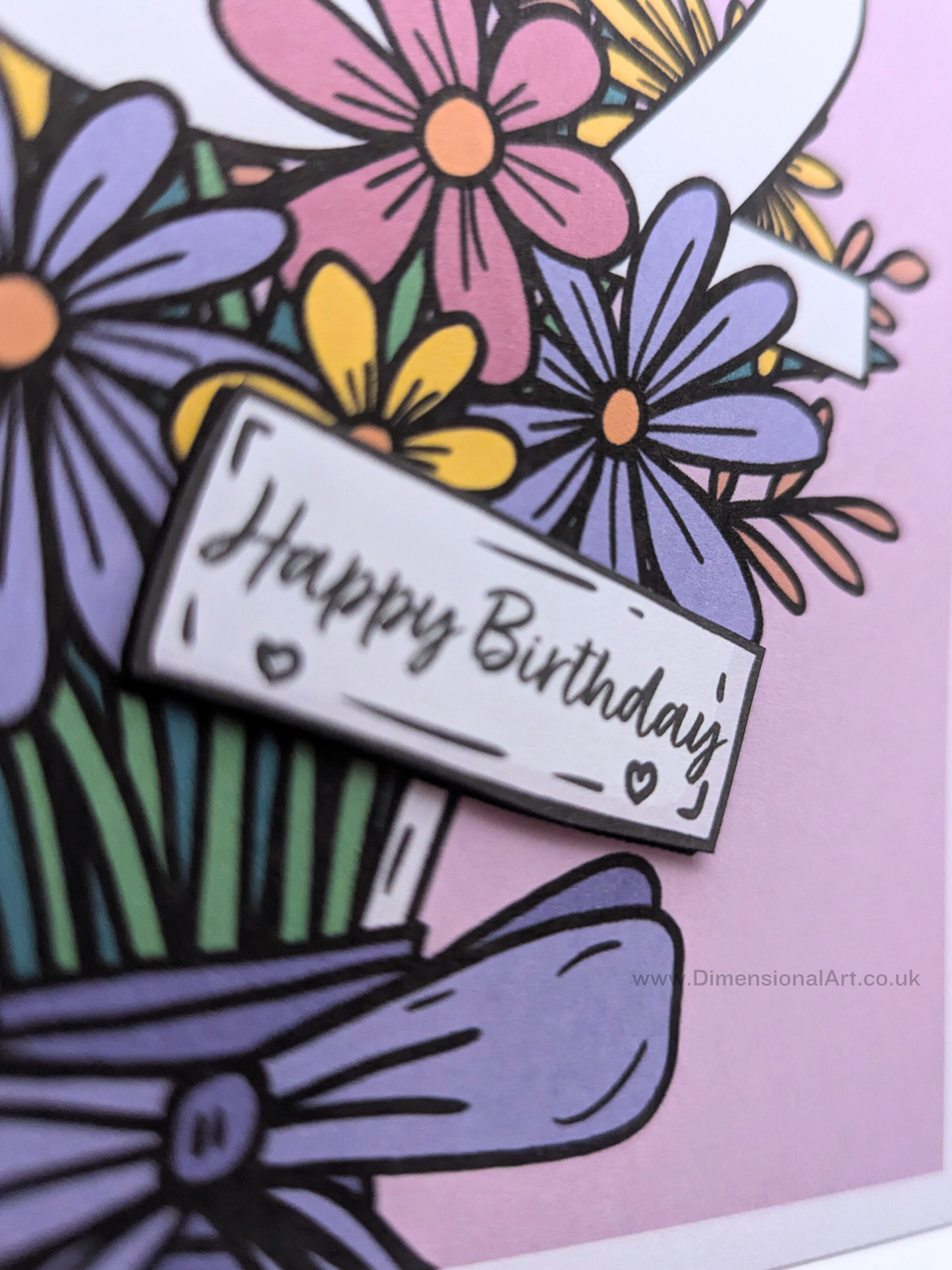 102 Birthday Card - Flowers