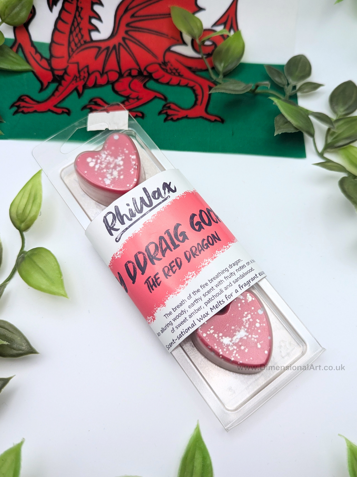 Yr Ddraig Goch / Red Dragon Wax Melts - Earthy, Woody, Patchouli