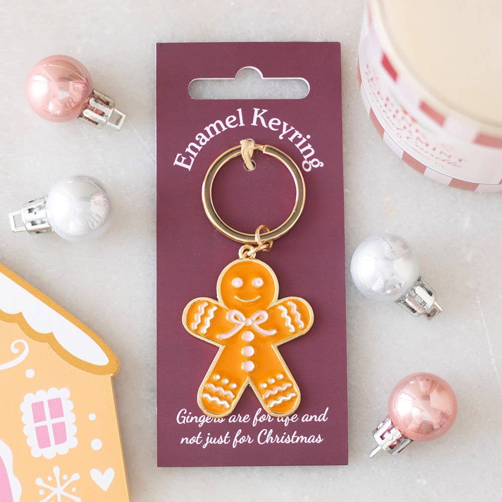 Gingerbread Christmas Keyring