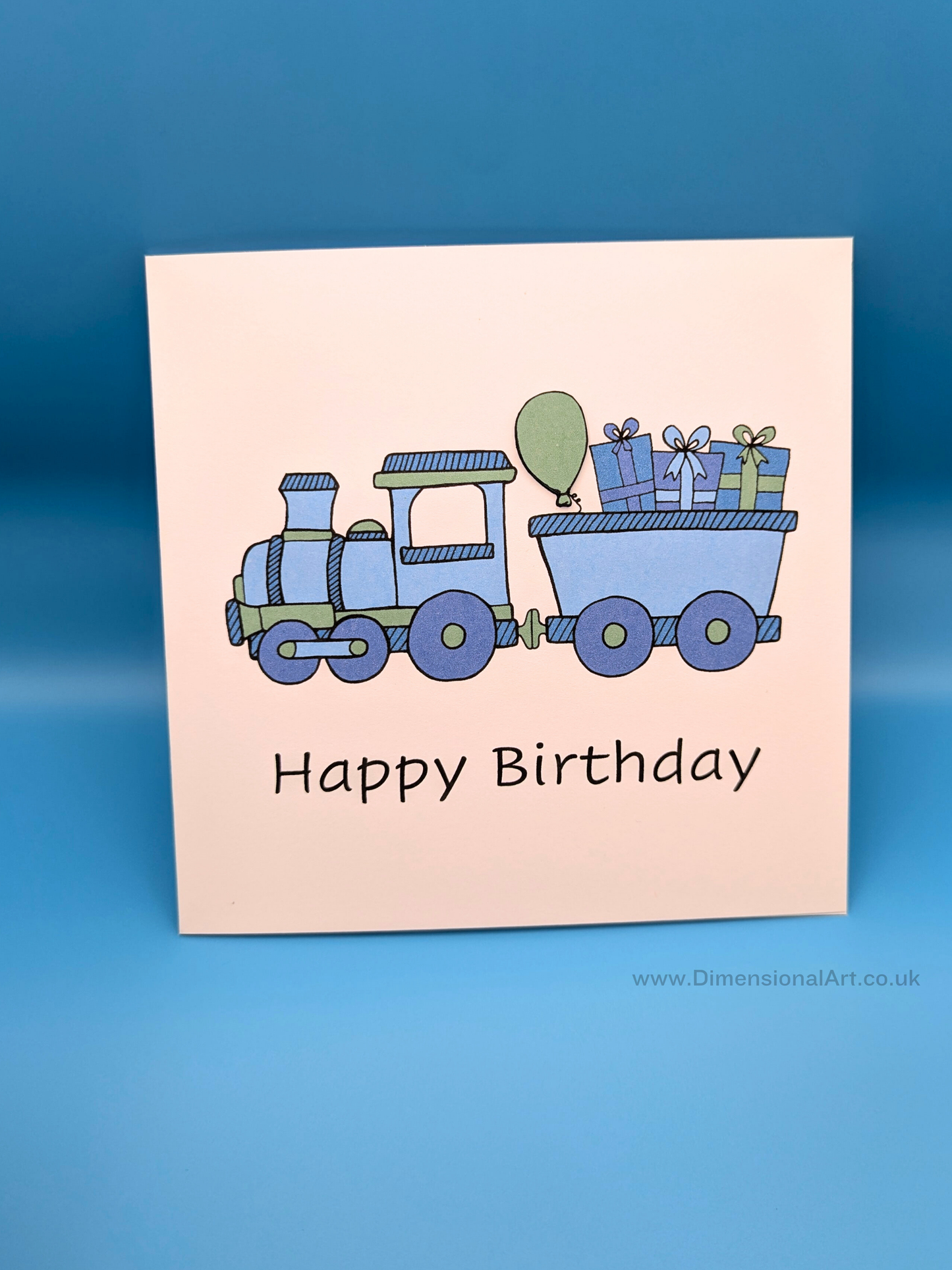 Train Birthday Card
