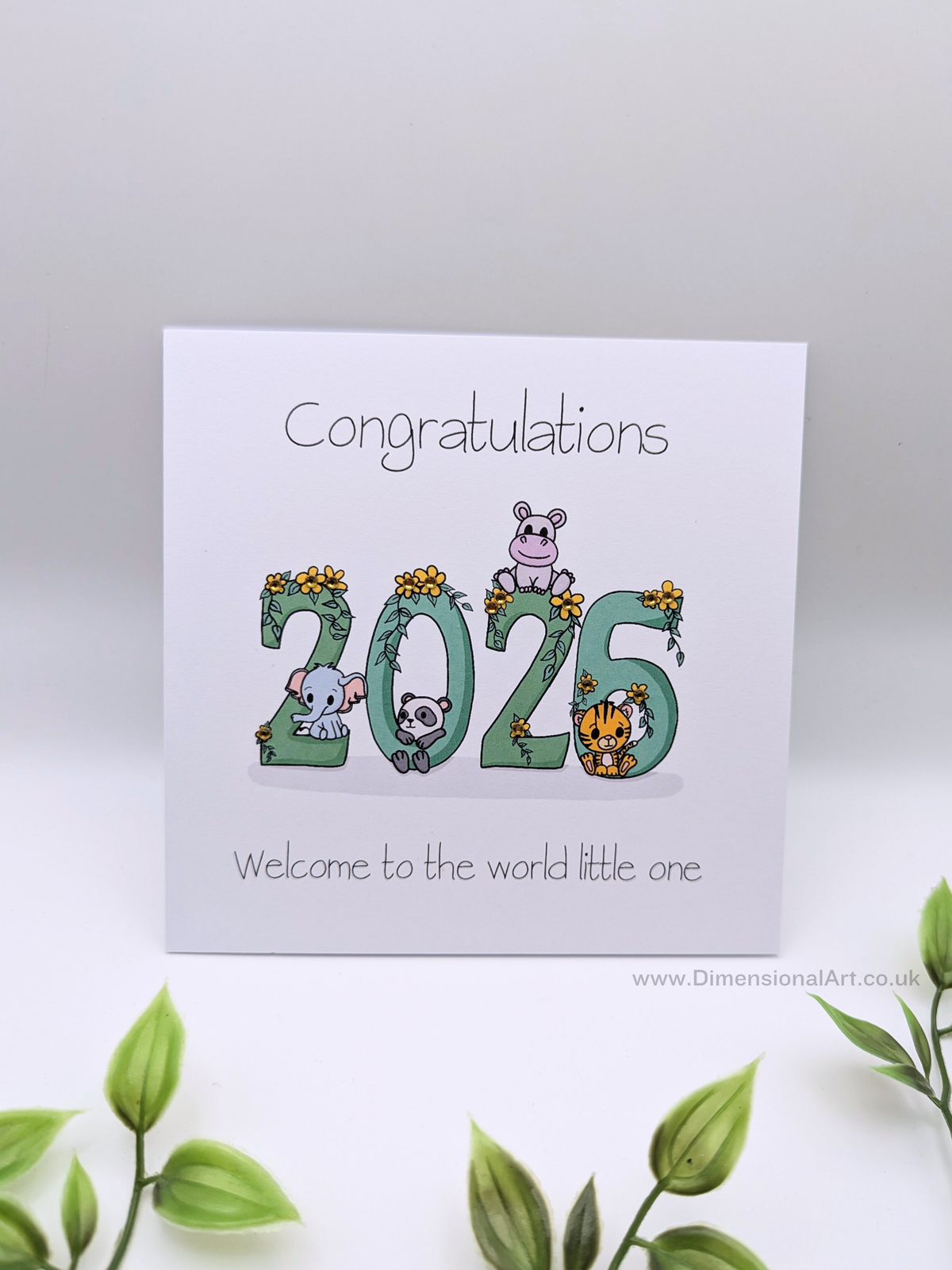 2026 Congratulate welcome to the world little one Card